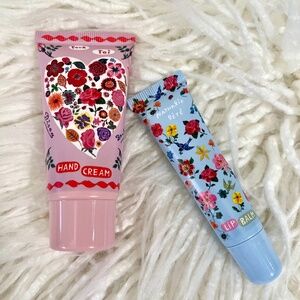 Heathcote and Ivory/Nathalie Lete "Hand cream & Lip Balm in Forest Folk" NWT